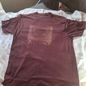 Ariat Men's Burgundy Short Sleeve Tee